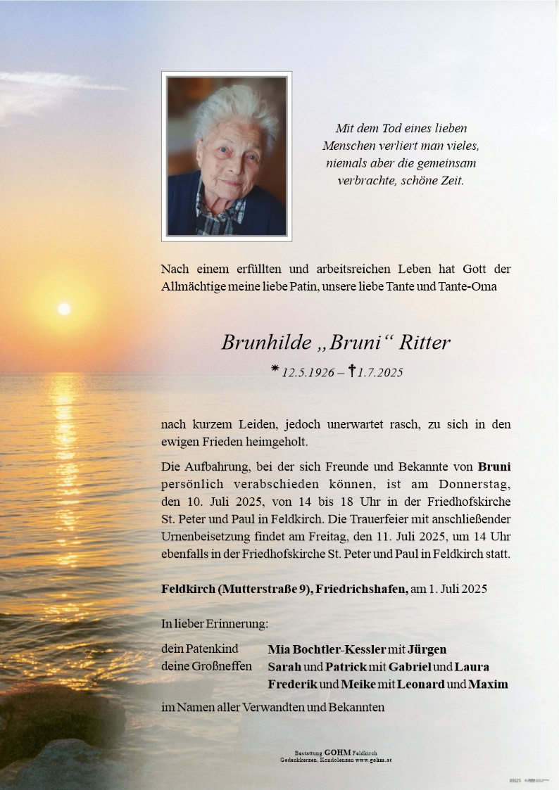 Brunhilde "Bruni" Ritter